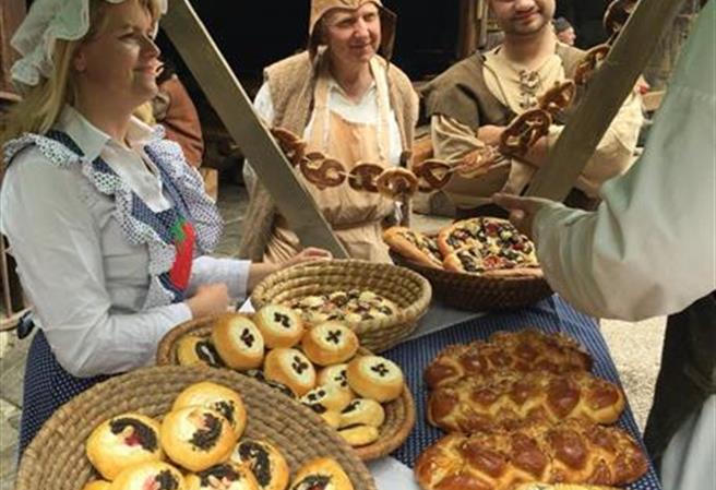 Фестиваль средневековой еды в Чехии